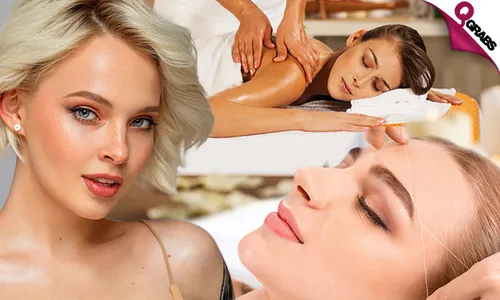 Ultimate Beauty Package: Deep Tissue Massage + Facial + Haircut & Hair Wash + Threading!